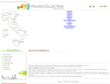 Tablet Screenshot of italiancollection.com